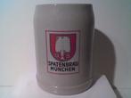 Spatenbräu München bierpot, Verzamelen, Verzenden, Zo goed als nieuw, Pul(len)