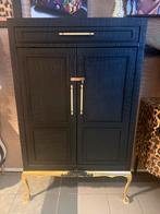 Zwarte croco design kast, Ophalen, Marlons, Vlaardingen, Marlonshomeliving@hotmail.com