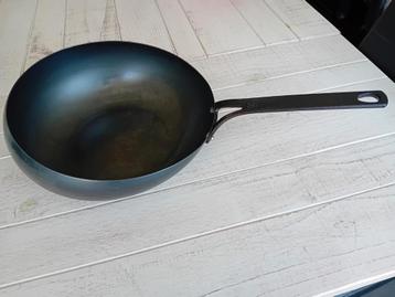  BK wok wok pan gietijzer handvat 30 cm puntgaaf  beschikbaar voor biedingen