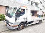 Mitsubishi Canter FB634 Oprijwagen, Euro3, bouwjaar 2001, 2220 kg, 4 cilinders, Radio, Wit