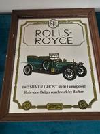Reclamespiegel Rolls Royce RR 1907 Silver Ghost, Ophalen of Verzenden, Rechthoekig, Minder dan 50 cm