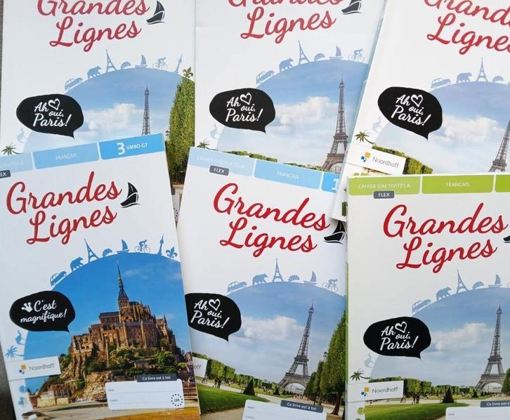 GRANDES LIGNES 6e ed FRANS Onderbouw NIEUWE FLEX boeken MH, Boeken, Schoolboeken, Nieuw, Frans, Overige niveaus, Verzenden