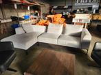 Bankstel met gratis salontafel, Ophalen, Gebruikt, 75 tot 100 cm, Hoekbank
