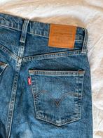 Levi’s broek ribcage straight, Ophalen of Verzenden, Zo goed als nieuw, Blauw, W33 - W34 (confectie 48/50)