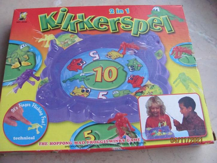 NIEUW 2in1 KIKKERSPEL bordspel springende kikkers retro spel, Hobby en Vrije tijd, Gezelschapsspellen | Bordspellen, Nieuw, Een of twee spelers