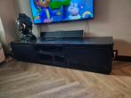 Zwart Mango Houten TV Meubel - 180cm, Ophalen of Verzenden