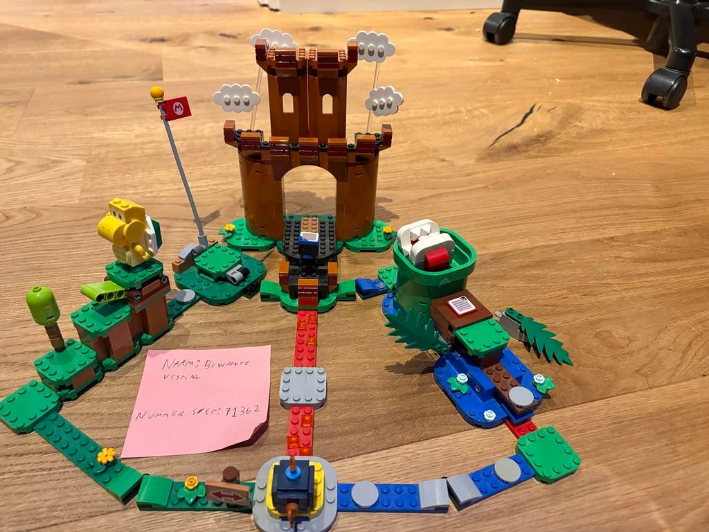 LEGO Mario - De bewaakte vesting - 71362 (Compleet), Ophalen of Verzenden, Gebruikt, Complete set, Lego