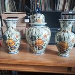 Delfs blauw vazen set, Ophalen of Verzenden