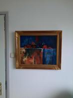 schilderij , 60x50 cm, stilleven, Antiek en Kunst, Kunst | Schilderijen | Klassiek, Ophalen