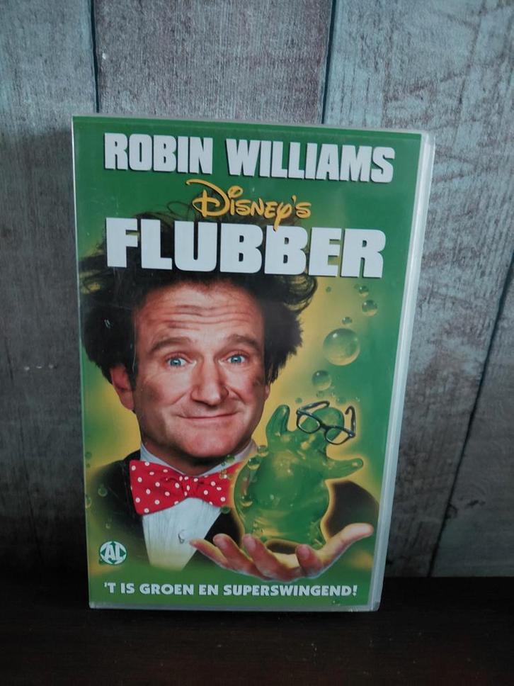 Disney Flubber videoband. Engels gesproken. Robin Williams, Cd's en Dvd's, VHS | Film, Gebruikt, Komedie, Alle leeftijden, Ophalen of Verzenden