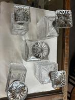 Set van 5 kristallen karaffen, Antiek en Kunst, Antiek | Glas en Kristal, Ophalen of Verzenden