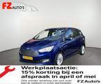 Ford C-MAX 1.0 Titanium, Auto's, Ford, Voorwielaandrijving, Blauw, Origineel Nederlands, Handgeschakeld