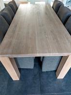 Eetkamertafel 220 cm, Huis en Inrichting, Tafels | Eettafels, Teakhout, 200 cm of meer, Zo goed als nieuw, Vijf personen of meer