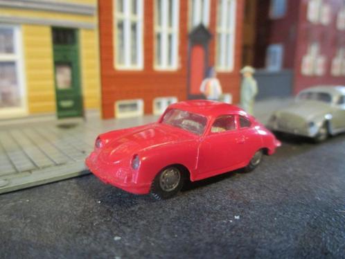 Porsche 356 Coupé - Praliné rood, Hobby en Vrije tijd, Modelauto's | 1:87, Zo goed als nieuw, Auto, Ophalen of Verzenden