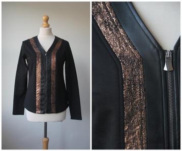 Maicazz - NIEUW / heel mooi vest / zwart koper / maat S beschikbaar voor biedingen
