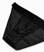 Slip met gaatjes, zwart maat L, gay / hetero, Ophalen of Verzenden, Zwart, Slip