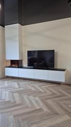 Zwevend tv meubel met Dimplex Opti-myst 600 LED, Huis en Inrichting, Haarden, Ophalen, Nieuw, Inbouwhaard, Elektrische haard