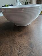Mooie witte schaal te koop, Ophalen of Verzenden, Zo goed als nieuw, Rond