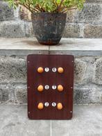 Vintage houten scorebord/eeuwigdurende kalender, Ophalen of Verzenden
