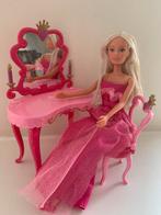 Barbie/Steffi Love pop met Roze kaptafeltje NIEUW, Ophalen of Verzenden, Zo goed als nieuw