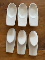 Zes amuselepels, amuselepel, wit.Kerstdiner. Nieuw!, Ophalen, Nieuw, Overige materialen, Los bestek