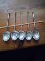 5 Zilveren lepeltjes, Antiek en Kunst, Ophalen of Verzenden, Zilver
