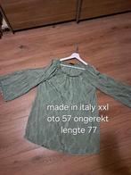 Made in italy blouse maat xxl groen, Kleding | Dames, Blouses en Tunieken, Made in Italy, Maat 46/48 (XL) of groter, Ophalen of Verzenden