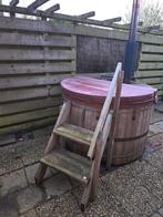 Redcedar Hottub met Houtkachel en Cover, Tuin en Terras, Ophalen of Verzenden, Gebruikt