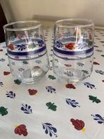 Setje nieuwe boerenbont glazen, Glas of Glazen, Nieuw, Ophalen of Verzenden, Glas