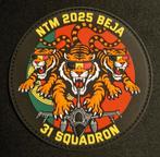 Belgian Air Force 31 Squadron NATO Tiger Meet 2025 Beja Patc, Ophalen of Verzenden, Luchtmacht, Amerika, Embleem of Badge
