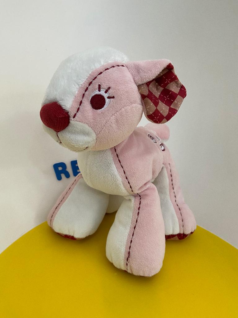 5006 happy horse hert hertje roze, Kinderen en Baby's, Speelgoed | Knuffels en Pluche, Ophalen of Verzenden, Zo goed als nieuw