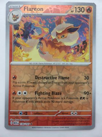 Flareon 136/151 (PE) beschikbaar voor biedingen