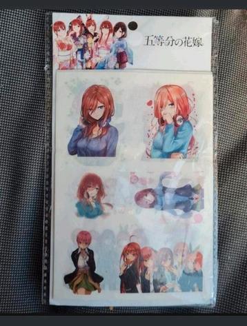Nieuwe sticker vellen. Miku Nakano. Brievenbus 1 postzegel. beschikbaar voor biedingen