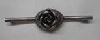 Zilveren vintage Teka broche roos nr.354