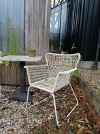 10 witte kunststof tuinstoelen - nette staat, Ophalen of Verzenden, Gebruikt, Kunststof