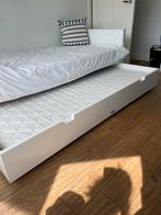 Onderschuifbed Bopita incl matras, Ophalen, 90 cm, Eenpersoons, Wit
