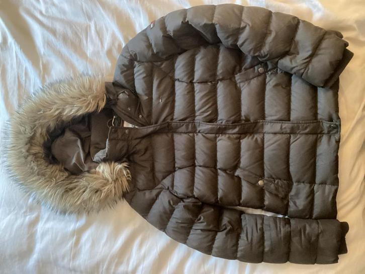Winterjas dons Tommy Hilfiger, Kleding | Dames, Jassen | Winter, Gedragen, Maat 36 (S), Groen, Ophalen of Verzenden