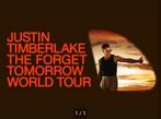 2 Plantium kaarten Justin Timberlake 15 aug, kort op podium