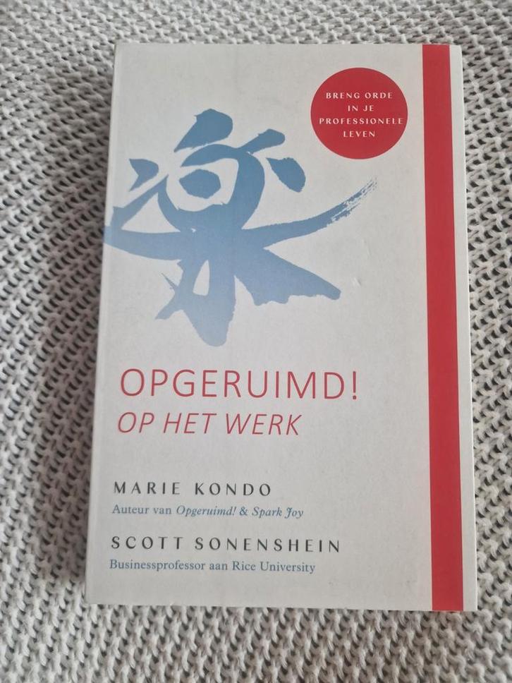 Marie Kondo - Opgeruimd! Op het werk, Boeken, Psychologie, Zo goed als nieuw, Ophalen of Verzenden