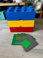 5 Kilo Lego met Opbergbakken en Grondplaten, Ophalen of Verzenden, Gebruikt, Losse stenen, Lego