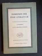 Broersma Luomajoki - Domeinen der Finse Literatuur, Ophalen of Verzenden, Zo goed als nieuw, Fins