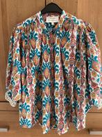 ZGAN Lonneke Nooteboom kleurige blouse M/L, Kleding | Dames, Blouses en Tunieken, Ophalen of Verzenden, Zo goed als nieuw, Blauw