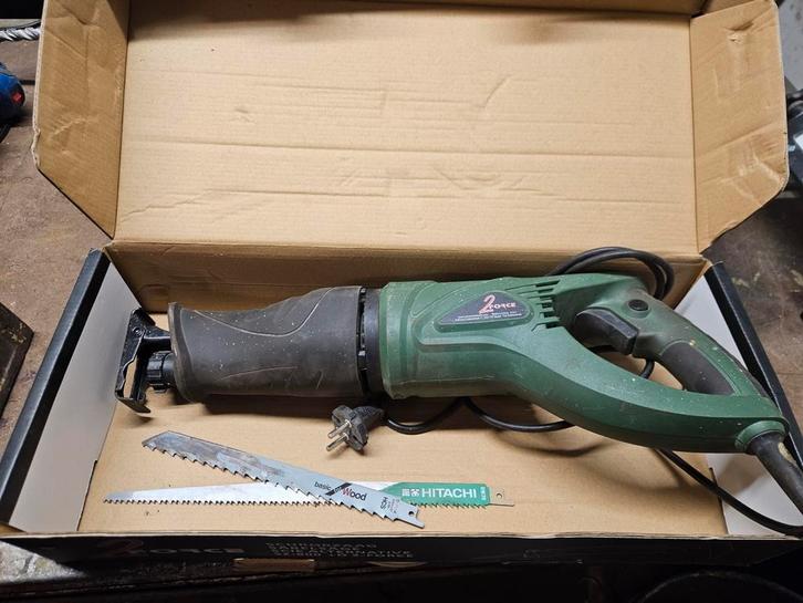 Reciprozaag 2-Force SZ-800 - Inclusief zaagbladen, Doe-het-zelf en Verbouw, Gereedschap | Zaagmachines, Gebruikt, Ophalen of Verzenden