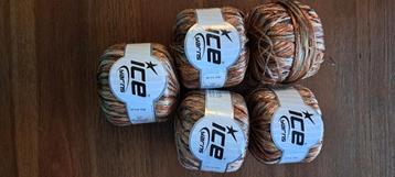 Ice Yarns Glansgaren - 5 Bollen beschikbaar voor biedingen