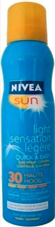 Nivea Zonnebrandcrème Nivea Sun Quick & Easy Light Sensation, Sieraden, Tassen en Uiterlijk, Uiterlijk | Lichaamsverzorging, Nieuw