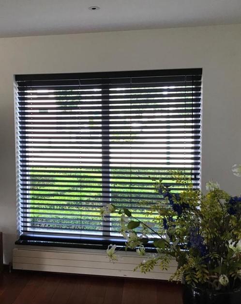 Jaloezie HOUT zwart 72x168 cm. Nieuw in verpakking!, Huis en Inrichting, Stoffering | Gordijnen en Lamellen, Nieuw, 150 tot 200 cm