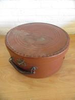 Authentieke leren hoedendoos, Ophalen of Verzenden