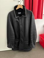 Zwarte leren lammy coat, Zwart, Zo goed als nieuw, Donna Karan, Ophalen