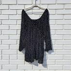 Billabong Jurk Maat L Zwart Wit Polkadots Off Shoulder Mini, Zwart, Maat 42/44 (L), B, Ophalen of Verzenden