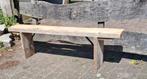 Bankje - sidetable, Ophalen, 100 tot 150 cm, Zo goed als nieuw, 25 tot 50 cm